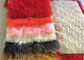 Het lange Haar Wasbare Mongoolse Lam werpt het Vlotte Glanzen voor het Maken van Decoratieve Dekens leverancier