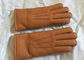 De echte Bruine Warmste Schapehuid van Shearling Gloves de Grootte van M/l-voor Jonge geitjes/Volwassenen leverancier