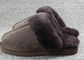 De Gevoerde Pantoffels van de Merinosmensen van luxemensen Bont Comfortabel met 7 -11 Grootte van de V.S. leverancier