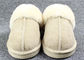 De Gevoerde Pantoffels van de Merinosmensen van luxemensen Bont Comfortabel met 7 -11 Grootte van de V.S. leverancier