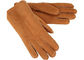 De warmste Handschoenen van het Suèdevrouwen van het Lamsvachtleer leverancier