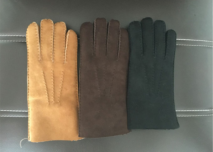 De Handschoenenhandschoenen van de kasjmier Voerende Warmste Schapehuid met Touch screenvingertoppen