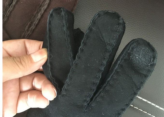 Handschoenen S M L XL van de Handsewn de Beige Warmste Schapehuid voor Beschermende Vingers
