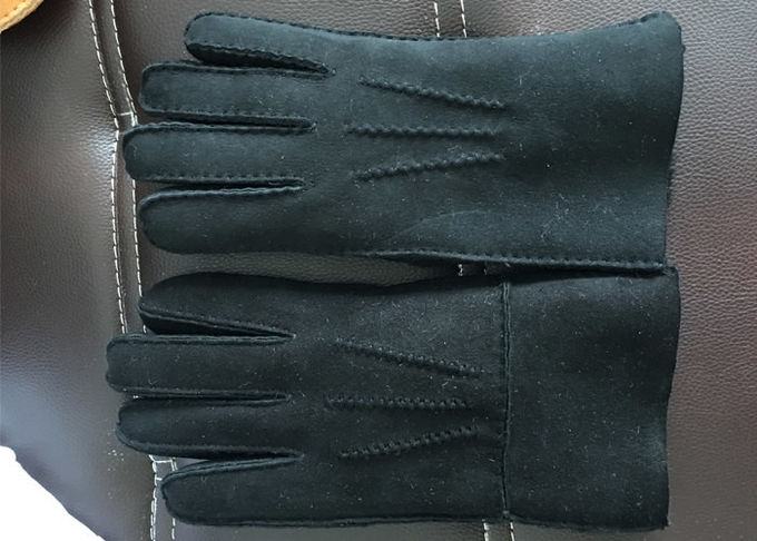 Met de hand gemaakte Merinos van de Handschoenenshearling van de Wol Warmste Schapehuid Duurzame Comfortabel