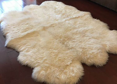 China De Woonkamerdeken 6 van het ivoor Witte Bont Huid, 5,5 X 6 Voet-de Dekens van de Slaapkamerschapehuid  leverancier