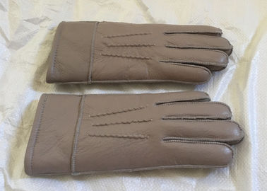 China De Schapehuid van dubbele Gezichtsmensen voerde Zachte Warm van Leerhandschoenen voor de Winter/het Drijven leverancier