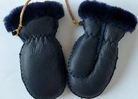 De Schapehuidvuisthandschoenen van Shearling van klassieke Kinderen, de Echte Handschoenen van Lamssueded voor Baby