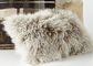 De dik Warme Zachte Mongoolse Lange Krullende Wol Antiapnea 50*50cm van het Bonthoofdkussen leverancier
