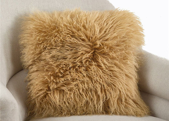 18 inch lange schapen bont decoratieve kussens leverancier