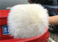 Met de hand gemaakte Zachte Mitt van de Schapehuidautowasserette Lange Haarwol voor Vrije Kras leverancier