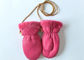 Warme Comfortabele Echte van Babyjongens/Meisjes Schapehuidvuisthandschoenen met Lint voor de Winter leverancier