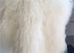 Het lange de wol Mongoolse witte bont Materiral van Haar Natuurlijke krullende schapen voor bed werpt leverancier